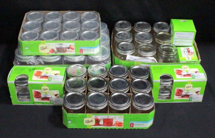 Canning Jars, Lids & Rings, All New, Approx 50 Jars
