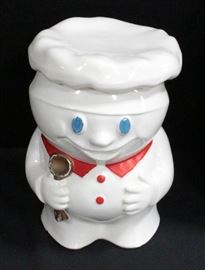 Texaco Fire Chief Cookie Jar, New In Box, Cool Cookie Penguin And Pillsbury Doughboy Cookie Jars