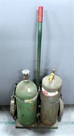 Acetylene Cart and 2 Tanks