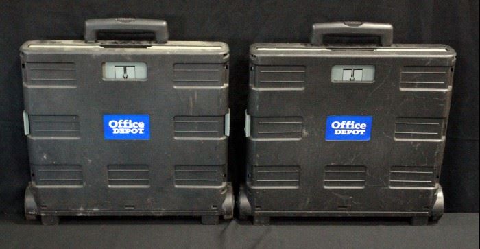 Office Depot Rolling File Carts, Qty 2