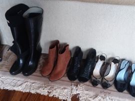 Women's Designer Shoes and Boots including Jimmy Choo, Valentino, Hunter