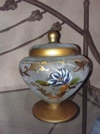 Vintage Decorative Covered Bowl