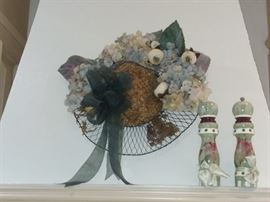 MacKenzie Salt & Pepper with Floral Decorative