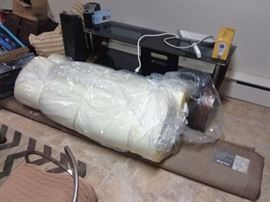 Rug, Padding and Media Shelf