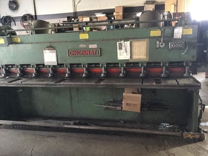 Cincinnati 10" Squaring Shear