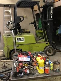 Clark tow motor (forklift) available after sale 