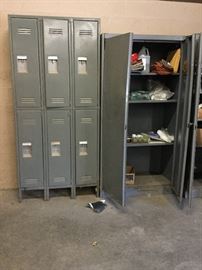 Lockers and metal cabinets