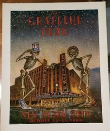 The Grateful Dead Radio City Music Hall 1980 https://ctbids.com/#!/description/share/73923
