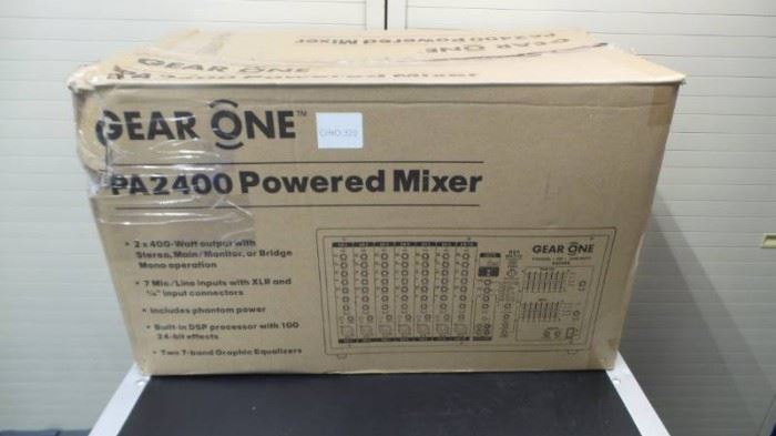 Gear One PA2400 8 Channel Powered Mixer