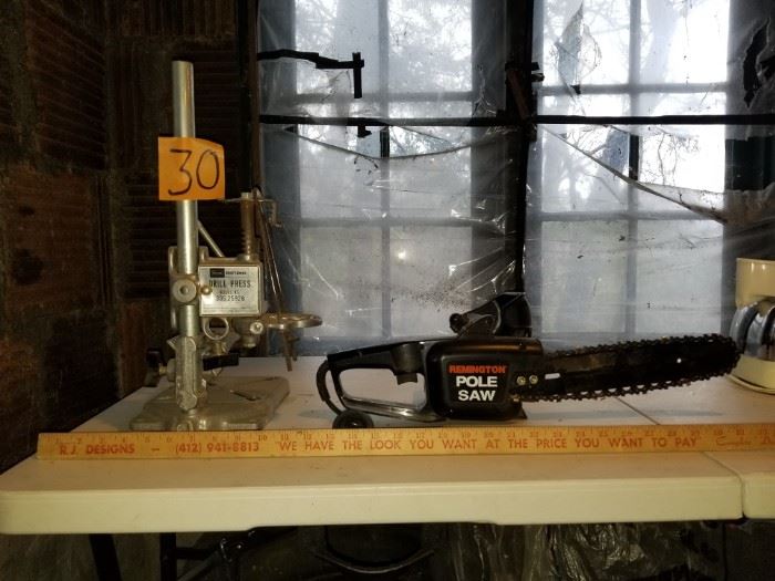 Craftsman Drill Press and Remington Pole Saw https://ctbids.com/#!/description/share/73192