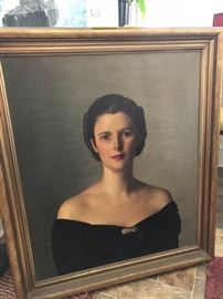 Signed Oil Painting of Isabelle Lamb Wylie https://ctbids.com/#!/description/share/73222
