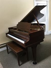 Conover baby grand piano. Rebuilt in 2006. Lightly used since then. Tuned and appraised this past August. Appraised for $4500. Can be seen by appointment before or during the sale.
