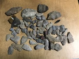 Lot of Arrowheads