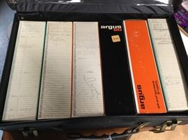 Vintage slide collection