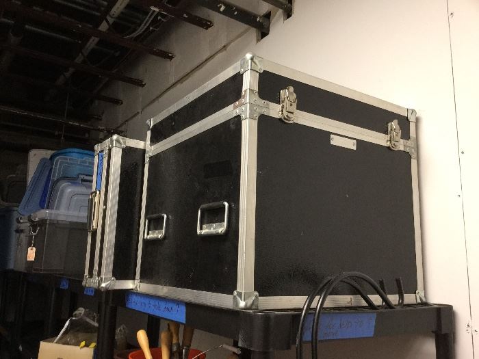 Equipment cases for musical and other precision instruments