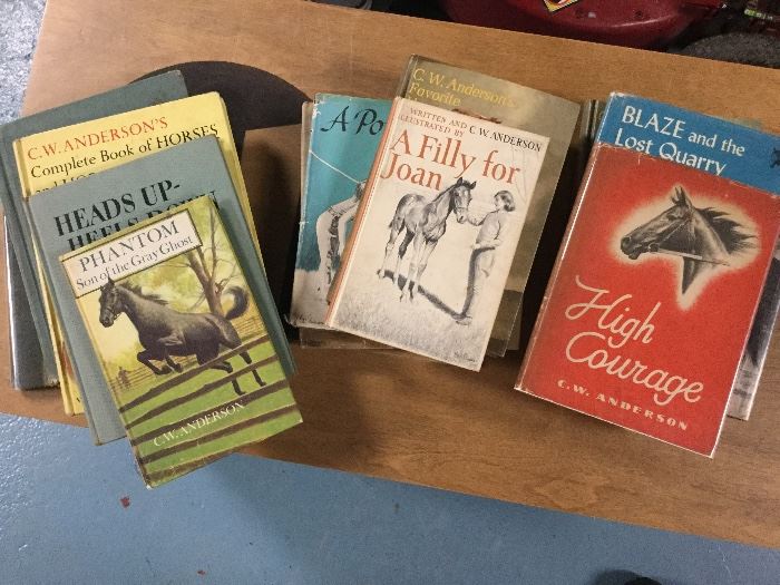 C W Anderson books...Horses 