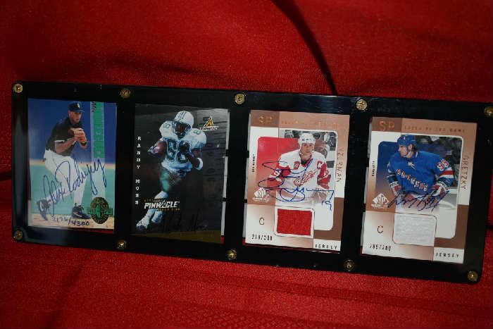 AUTOGRAPHED TRADING CARDS