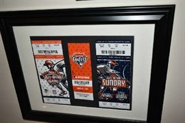 FRAMED TICKETS