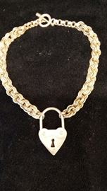 Huge Sterling Heart Necklace