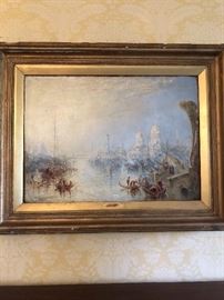 Early 19th Century Oil on Canvas...signed
