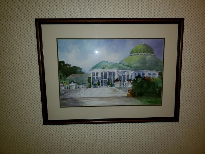 The Conservatory framed print