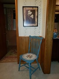 Matching chair to bench