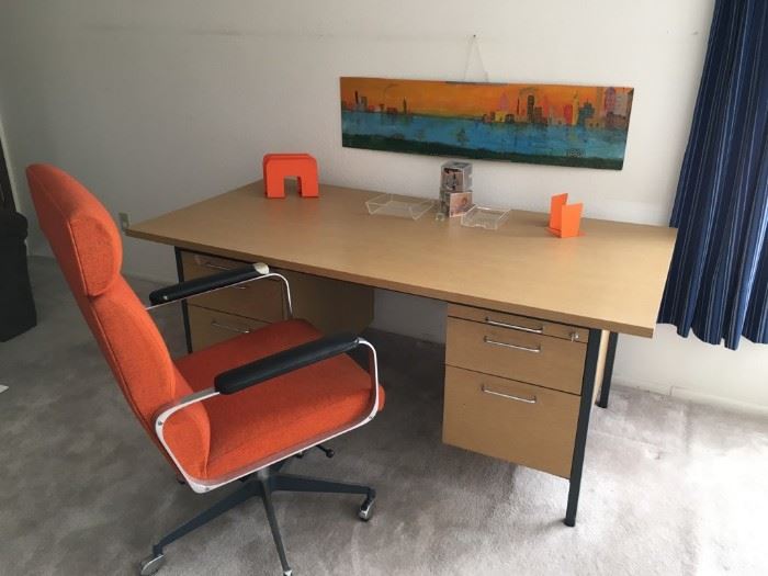 Executive desk and chair