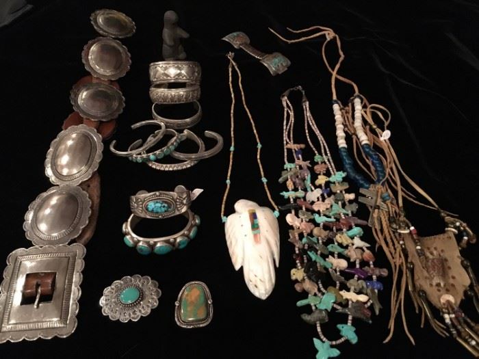Native American jewelry, concho