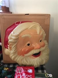 Santa face light - it works!