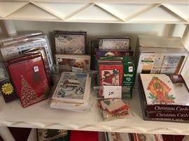 Tons of unopened Christmas cards