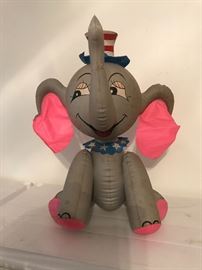 Elephant vintage blow up.  Great for the Republican Party!