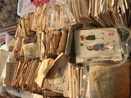 Vintage sewing patterns
