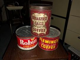 COFFEE TINS