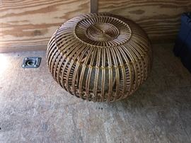 MID CENTURY FOOT STOOL