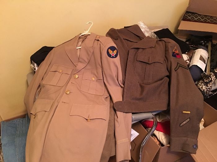 World War 2 uniforms. Fantastic condition!