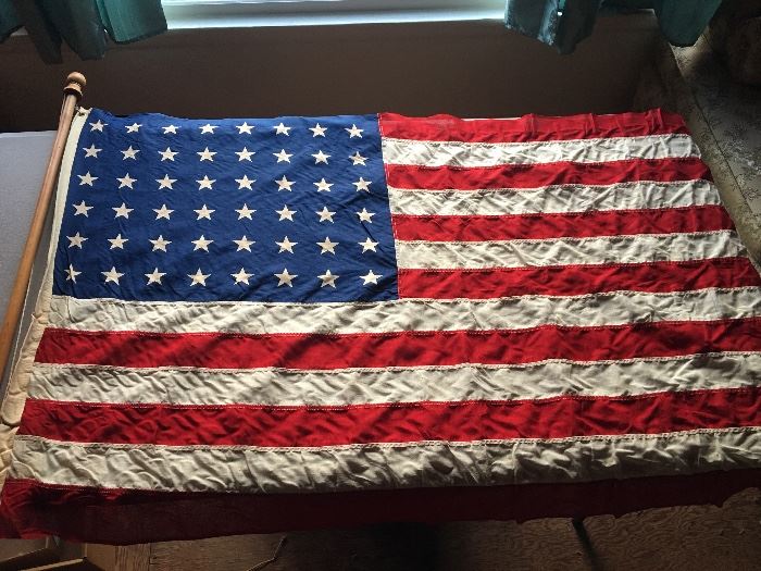 48 star American flag. No holes or tears.