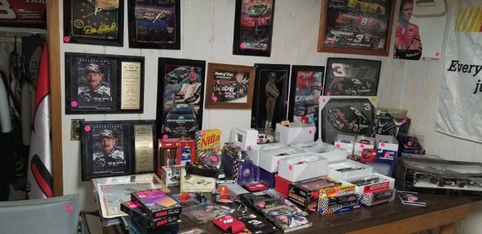 Many Dale Earnhardt Collectibles