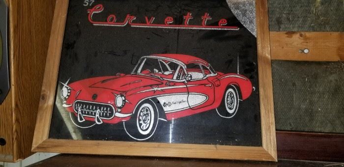 Picture of a 57 Corvette