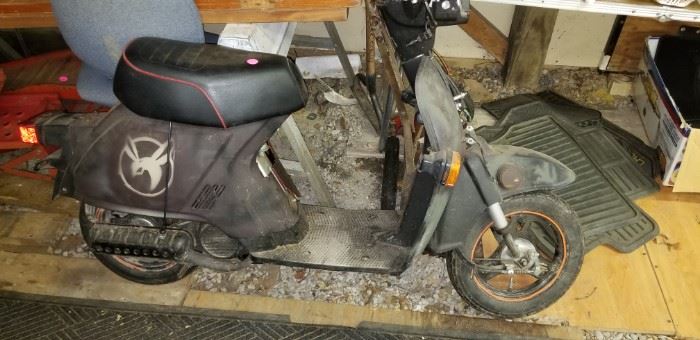 I would say this is a project. Honda scooter to restore and/or parts