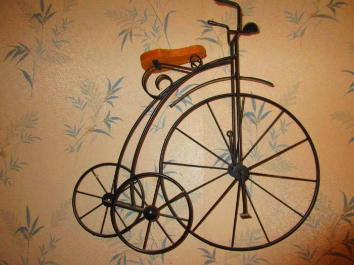 Decorative wall bike