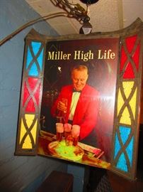 Vintage Miller beer rotating light