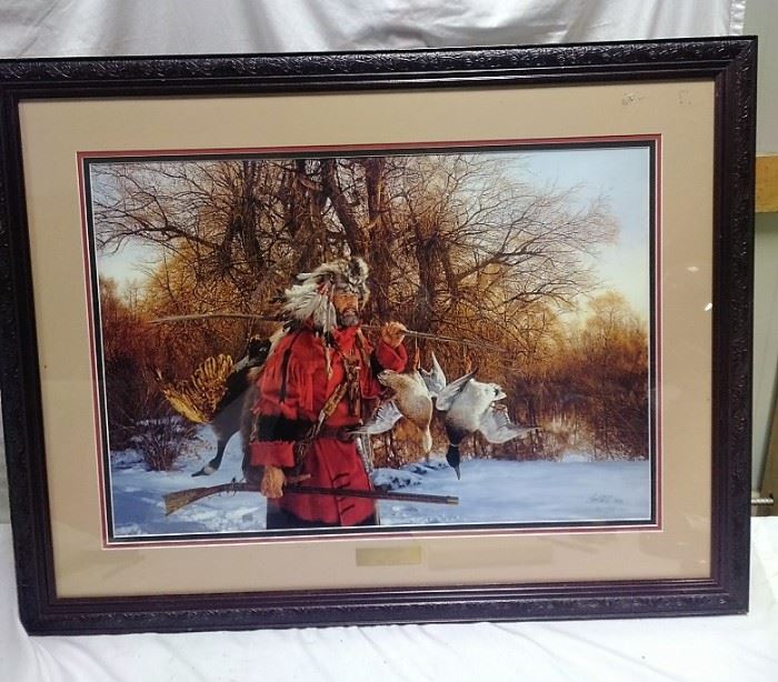 "The Bountiful Day" by Paul Calle. Framed print 16/1500 https://ctbids.com/#!/description/share/81972