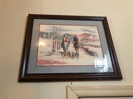 Fox Hunt painting