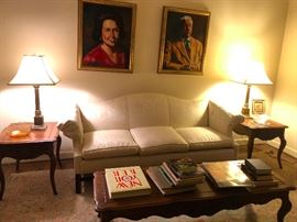 DOWN FEATHER FILLED camel back SOFA