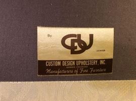 custom design upholstery, inc.