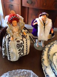 Henry VIII  and Ann Bolin figurines