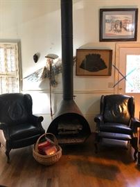 vintage Leather recliners
