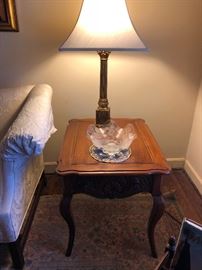 Vintage Hekman furniture -- end tables, coffee table, side table