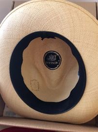 vintage Stetson panama hat