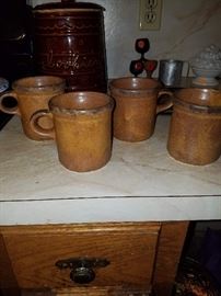 McCoy Earthenware mugs